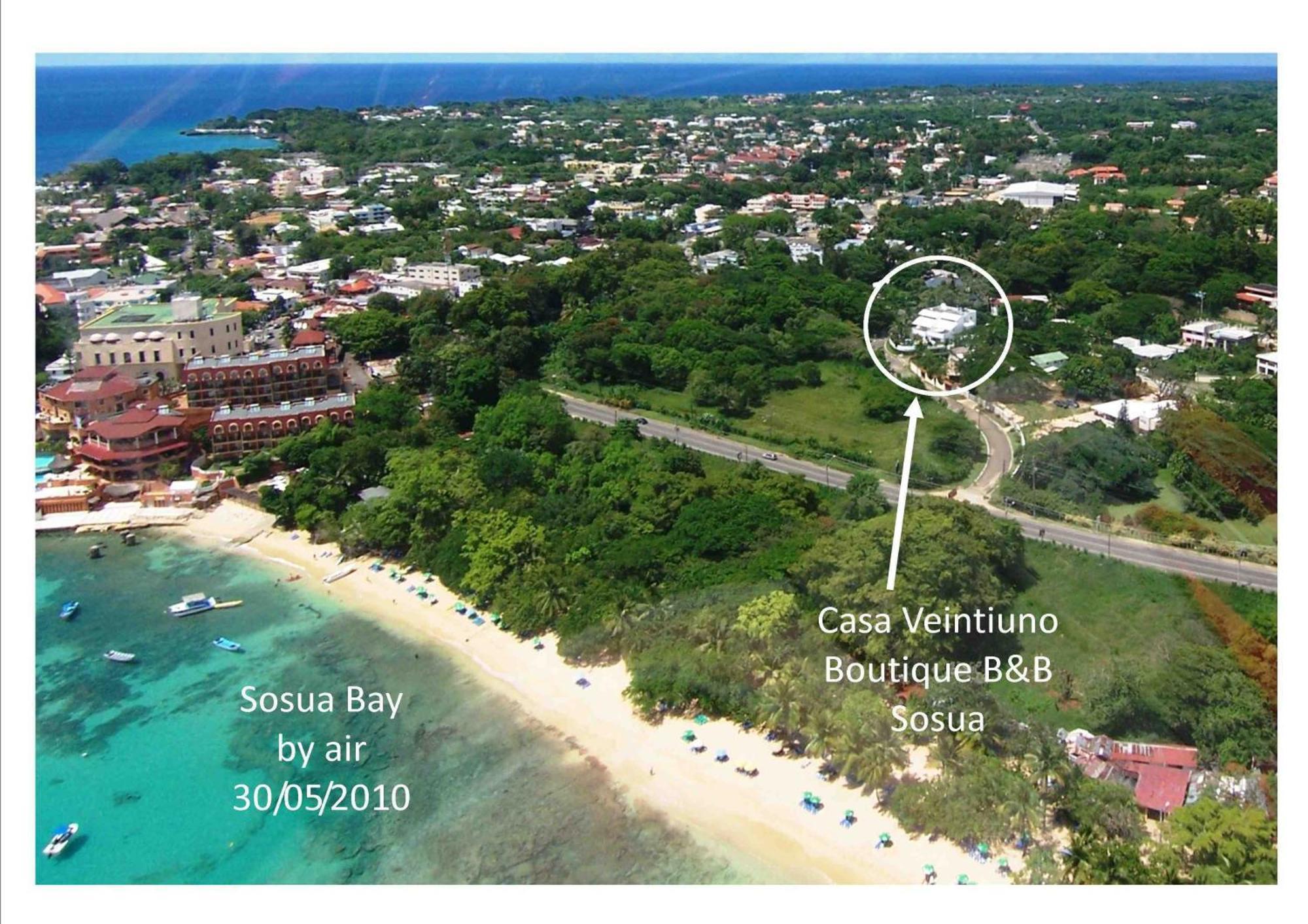 فندق Casa Veintiuno Sosúa المظهر الخارجي الصورة